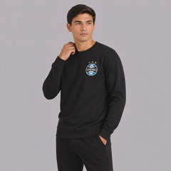 Blusão de  Moletom do Grêmio Escudo Surf Center - Masculina - Foto 3