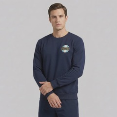 Blusão de Moletom do Grêmio Escudo Retrô - Masculina - Foto 2