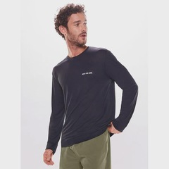 Camiseta Body For Sure Manga Longa Lisa Essentials Masculina - Foto 3