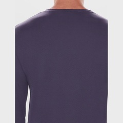 Camiseta Body For Sure Manga Longa Lisa Essentials Masculina - Foto 5