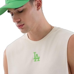 Camiseta Regata New Era Basica Los Angeles Dodgers Masculina - Foto 2