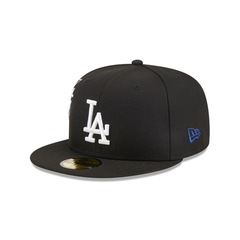 Boné New Era 59Fifty Los Angeles Dodgers MLB Neon Logo Masculino - Foto 1