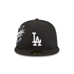 Boné New Era 59Fifty Los Angeles Dodgers MLB Neon Logo Masculino - Foto 2