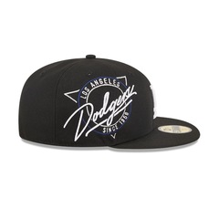Boné New Era 59Fifty Los Angeles Dodgers MLB Neon Logo Masculino - Foto 4
