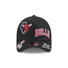 Boné New Era 9Forty A-Frame Snapback Chicago Bulls NBA Masculino - Foto 1