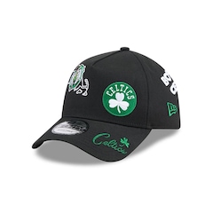 Boné New Era 9Forty A-Frame Snapback Boston Celtics NBA Masculino - Foto 1