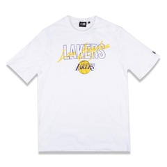 Camiseta New Era Regular Los Angeles Lakers NBA Masculina - Foto 1