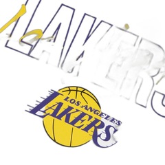 Camiseta New Era Regular Los Angeles Lakers NBA Masculina - Foto 3
