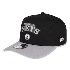 Boné New Era 9Forty A-FRAME Snapback Brooklyn Nets NBA Masculino - Foto 1