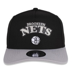 Boné New Era 9Forty A-FRAME Snapback Brooklyn Nets NBA Masculino - Foto 2