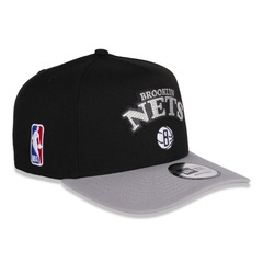 Boné New Era 9Forty A-FRAME Snapback Brooklyn Nets NBA Masculino - Foto 3