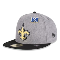 Boné New Era 59Fifty New Orleans Saints NFL Masculino - Foto 1