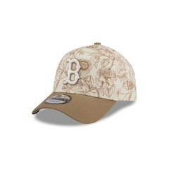 Boné New Era 9Forty A-Frame Boston Red Sox Boné Spring Floral Masculino - Foto 1