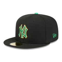 Boné New Era 59Fifty New York Yankees MLB St.Patricks Day Masculino - Foto 1