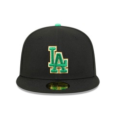 Boné New Era 59Fifty Los Angeles Dodgers MLB St.Patricks Day Masculino - Foto 2