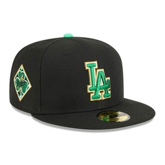 Boné New Era 59Fifty Los Angeles Dodgers MLB St.Patricks Day Masculino - Foto 3