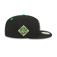 Boné New Era 59Fifty Boston Red Sox MLB St.Patricks Day Masculino - Foto 6