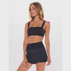 Top Alça Reta Liso Body For Sure + Shorts Liso Move - Feminino - Foto 2