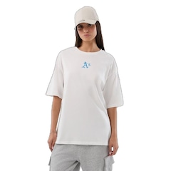 Camiseta New Era Regular Oakland Athletics Masculina - Foto 3