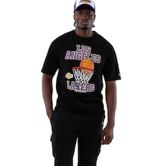 Camiseta New Era Regular  Los Angeles Lakers Masculina - Foto 1