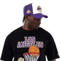 Camiseta New Era Regular  Los Angeles Lakers Masculina - Foto 7