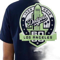 Camiseta New Era Los Angeles Dodgers MLB Garden Masculina - Foto 5