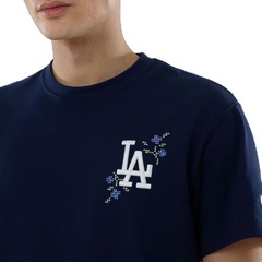 Camiseta New Era Los Angeles Dodgers MLB Garden Masculina - Foto 6
