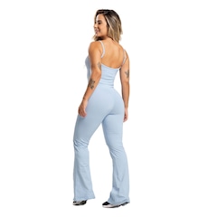 Macacão Fitness Mvb Modas Flare - Feminino - Foto 3