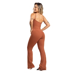 Macacão Fitness Mvb Modas Flare - Feminino - Foto 3