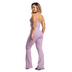 Macacão Fitness Mvb Modas Flare - Feminino - Foto 3