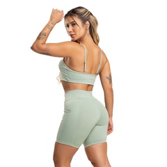 Short Bolsos Cintura Alta Mvb Modas - Feminina - Foto 3