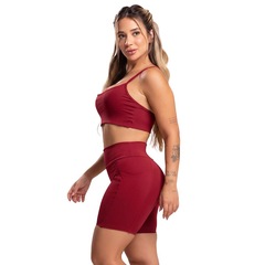 Short Bolsos Cintura Alta Mvb Modas - Feminina - Foto 2