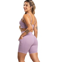 Short Bolsos Cintura Alta Mvb Modas - Feminina - Foto 3