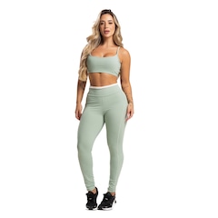 Calça Legging Mvb Modas Cintura Alta - Feminina - Foto 3