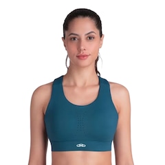 Top Olympikus Corre Alto Oceano - Feminino - Foto 1