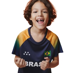 Camiseta do Brasil Braziline - Infantil - Foto 3
