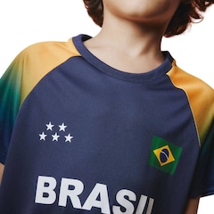 Camiseta do Brasil Braziline - Infantil - Foto 4