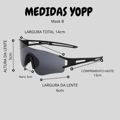 Óculos de Sol Unissex Performance Yopp Uv400 - Foto 8