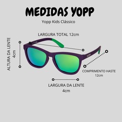 Óculos de Sol Infantil Yopp Polarizado Uv400 - Foto 8