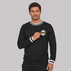 Blusão de Moletom Grêmio Retrô Vintage Masculino - Foto 4