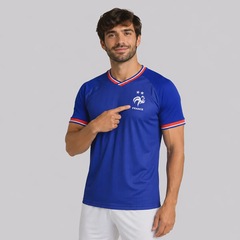 Camisa França Les Bleus 10 Mbappé Masculina - Foto 4
