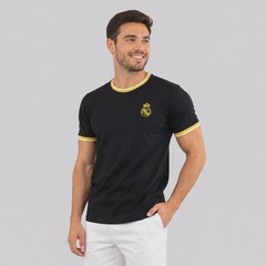Camisa Real Madrid Dorado Masculina - Foto 2