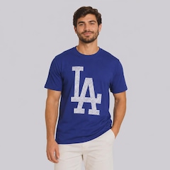 Camiseta New Era Regular Los Angeles Dodgers MLB Masculina - Foto 1