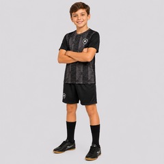 Kit Uniforme do Botafogo Mini Craque - Infantil - Foto 3