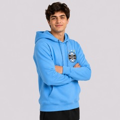 Blusão de Moletom Grêmio Com Capuz - Infantil - Foto 2