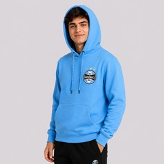 Blusão de Moletom Grêmio Com Capuz - Infantil - Foto 3