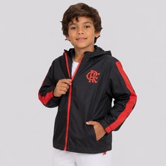 Jaqueta Corta Vento do Flamengo - Infantil - Foto 3