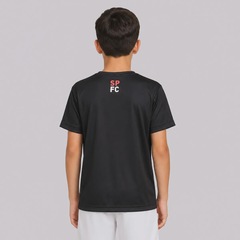 Camisa do São Paulo Exultante Listrada - Infantil - Foto 4