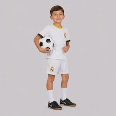 Kit Uniforme do Real Madrid Mini Craque - Infantil - Foto 2