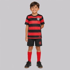 Kit Uniforme do Flamengo Mini Craque - Infantil - Foto 1